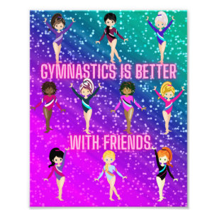 Impression Photo La Gymnastique Est Mieux Avec Les Amis Super Spark