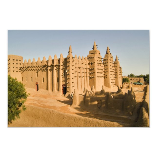 Impression Photo La mosquée de Djenne, exemple classique (Devant)