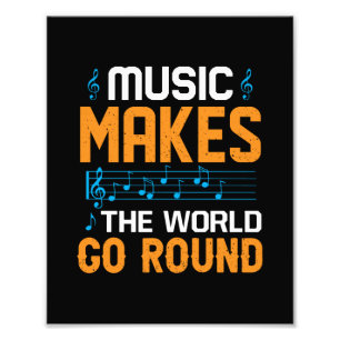 Impression Photo La Musique Fait Le Tour Du Monde