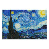 La nuit étoilée de Vincent Van Gogh (1889)
