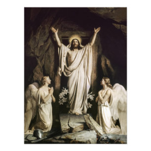 Impression Photo La résurrection de Carl Bloch