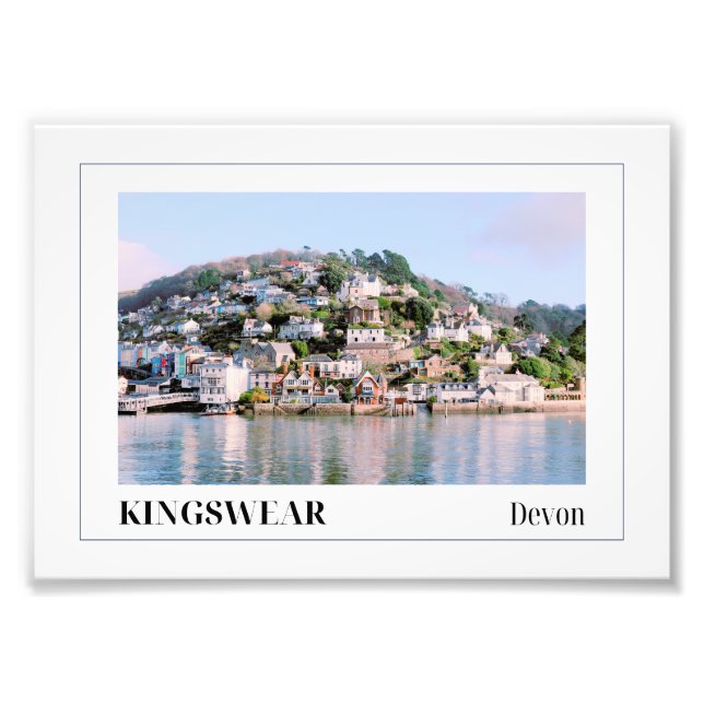 Impression Photo La rivière Dart, Kingswear, Devon (Devant)