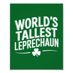 Impression Photo La Saint-Patrick du plus grand lutin du monde