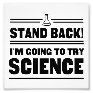 Impression Photo La Science de essai