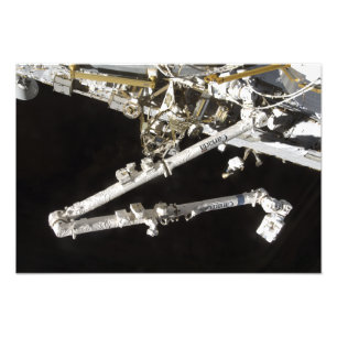 Impression Photo La station spatiale Canadien-construite