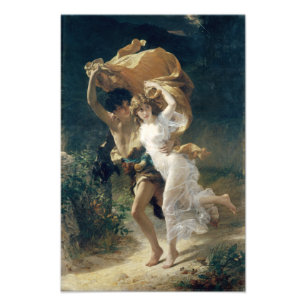 Impression Photo La tempête de Pierre Auguste Cot