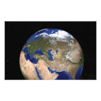 La Terre de la prochaine génération de marbre bleu