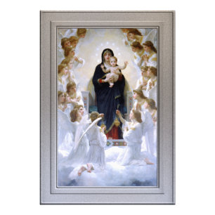 Impression Photo La Vierge aux anges par William Adolphe Bouguere