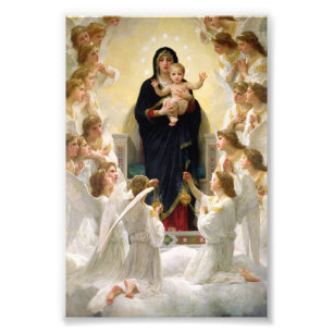 Impression Photo La Vierge aux anges - William-Adolphe Bouguereau