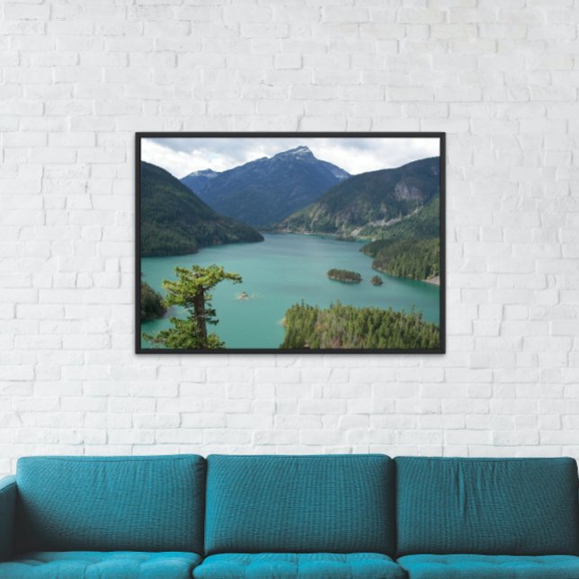 Impression Photo Lac Diable de North Cascades (In Situ Framed)