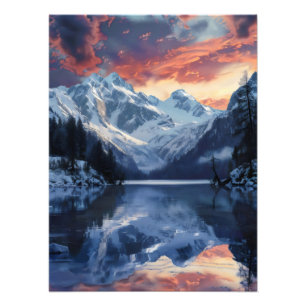 Impression Photo Lac en Montagnes