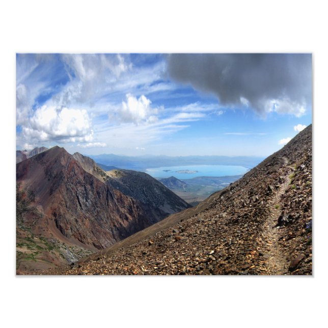 Impression Photo Lac Mono du col Koip Peak - Sierra (Devant)