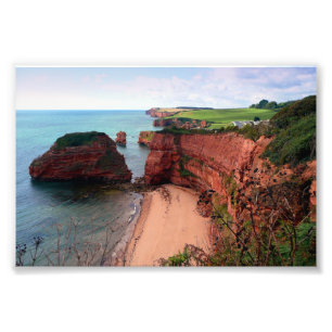 Impression Photo Ladram Bay Jurassic Coast Devon Angleterre
