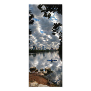 Impression Photo Ladybird Lake Kayak - Skyline - Austin Texas
