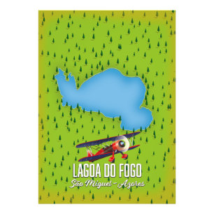 Impression Photo Lagoa do Fogo São Miguel Azores carte