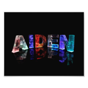 Impression Photo L'Aiden nommé dans les lumières 3D