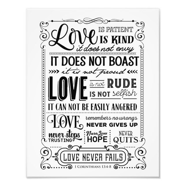 Impression Photo L'Amour Est ... (Devant)