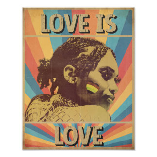 Impression Photo L'amour Rétro est l'amour Fierté LGBTQ+