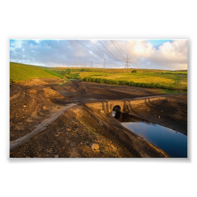 Impression Photo L'ancien pont Packhorse des aitings (Devant)