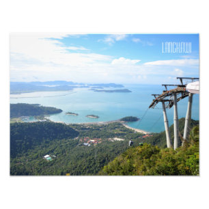 Impression Photo Langkawi Cable Car Aeriel View Travel Souvenir