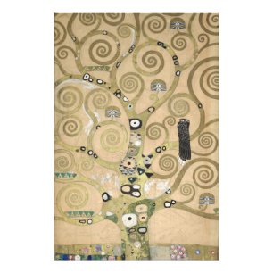 Impression Photo L'Arbre de Vie, Gustav Klimt Peinture à l'huile 