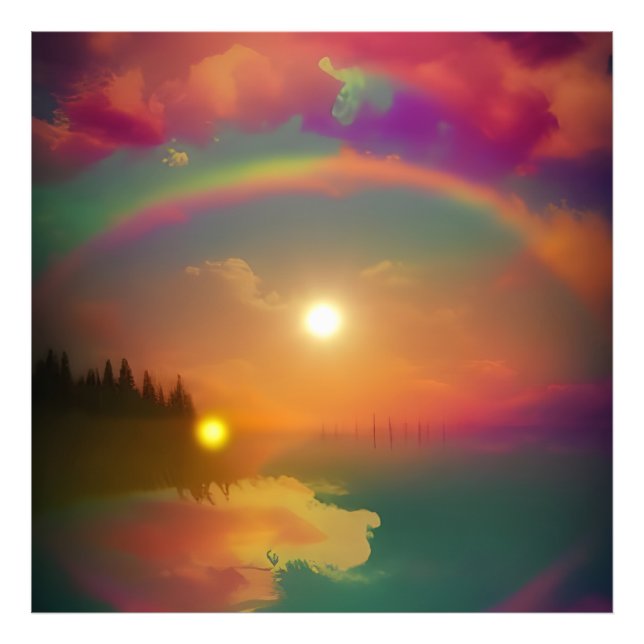 Impression Photo L'arc en ciel (Devant)