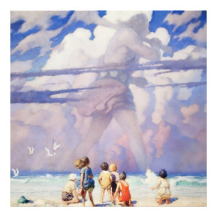 Impression Photo L'art féerique du « Géant » par NC Wyeth