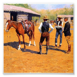Impression Photo L'art occidental de Frederic Remington « Acheter d