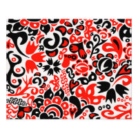 L'art populaire ukrainien motif floral abstact