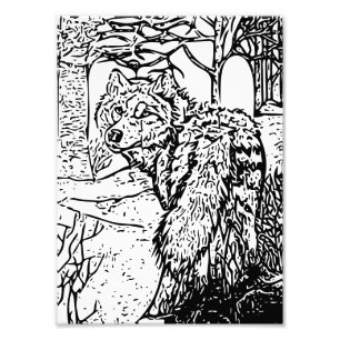 Impression Photo L'art Wolf