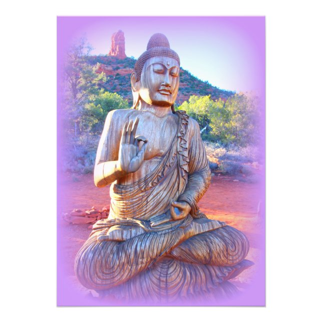 Impression Photo lavande aura buddha (Devant)