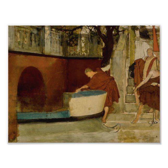 Impression Photo Lawrence Alma-Tadema - L'Embarquement Sur La Négoc (Devant)