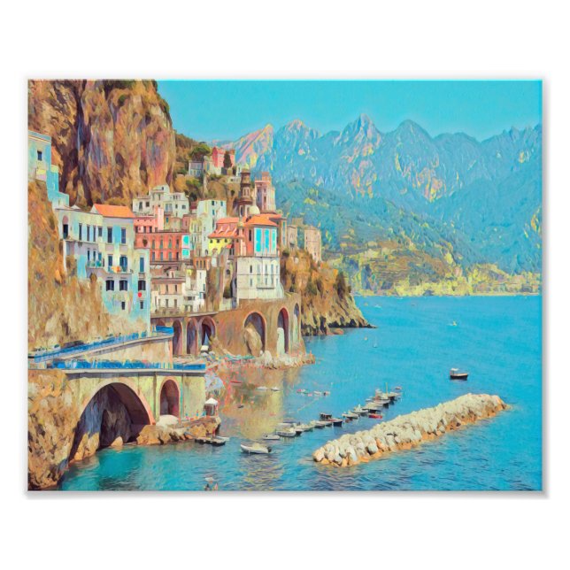 Impression Photo ldp ATRANI - Côte d'Amalfi - (Devant)