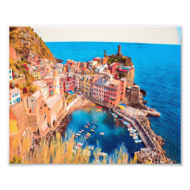 Impression Photo ldp VERNAZZA - Cinque Terre - (Devant)