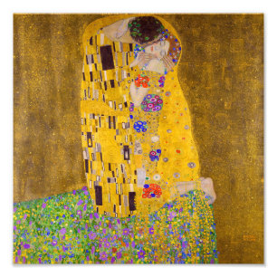 Impression Photo Le baiser   Gustav Klimt  