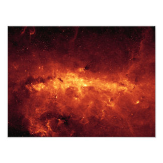 Impression Photo Le centre de la Voie Lactée avec poussière