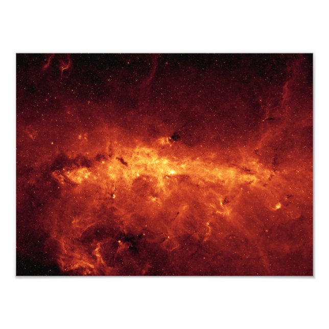 Impression Photo Le centre de la Voie Lactée avec poussière (Devant)