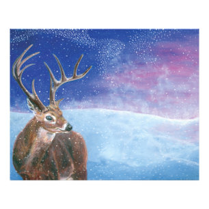 Impression Photo Le cerf rouge (Cervus elaphus)