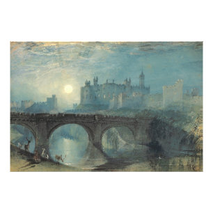 Impression Photo Le château William Turner Alnwick