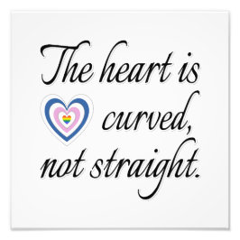 Impression Photo Le Coeur N'Est Pas Droit