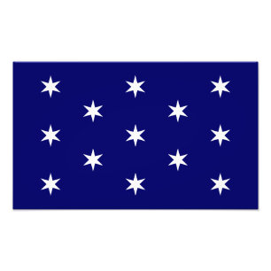 Impression Photo Le commandant en chef de George Washington