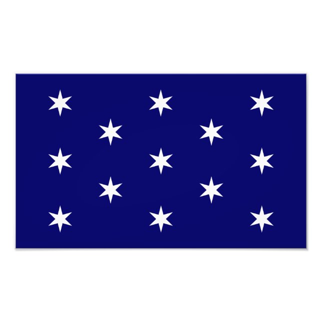 Impression Photo Le commandant en chef de George Washington (Devant)