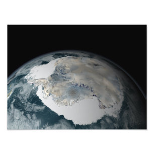 Impression Photo Le continent congelé de l'Antarctique