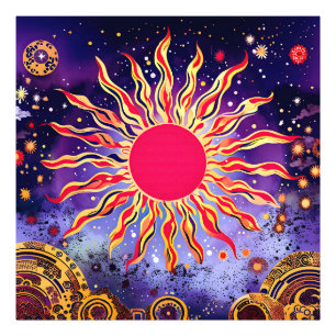 Impression Photo "Le feu de la danse du Cosmos" Le Soleil