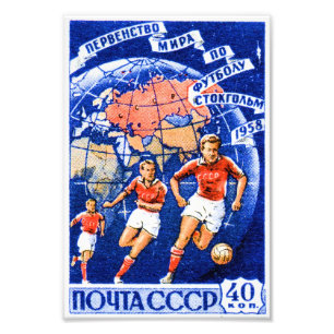 Impression Photo Le football de CCCP