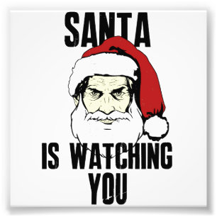 Impression Photo Le frère le père noël vous observe
