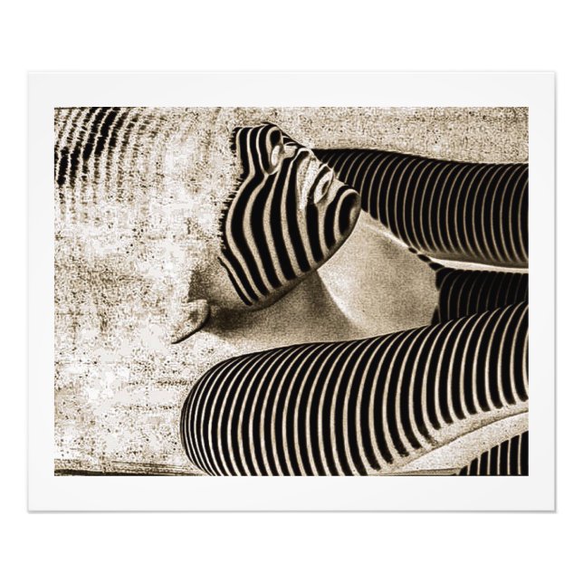 Impression Photo Le Gardien (Sepia) (Devant)