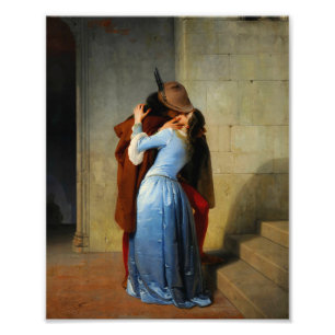 Impression Photo Le Kiss Francesco Hayez