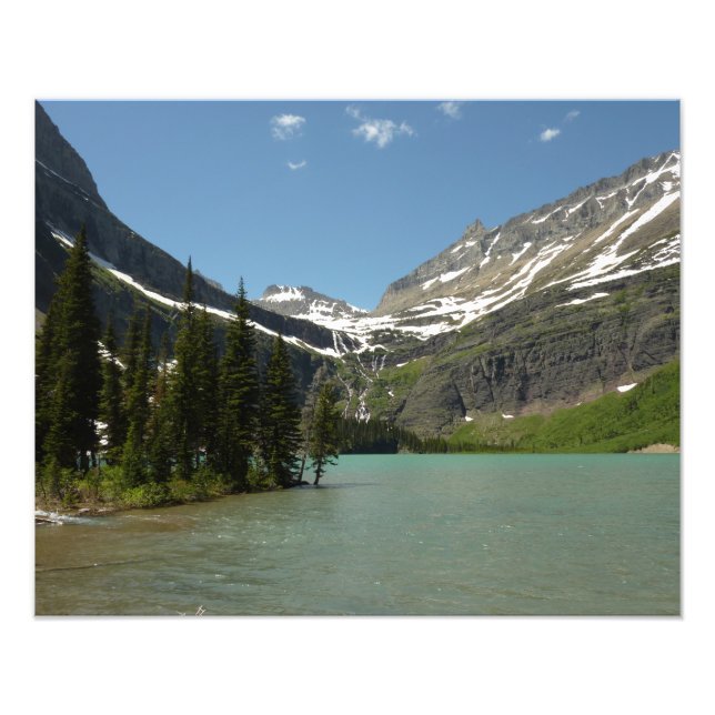 Impression Photo Le lac Grinnell au parc national des Glaciers (Devant)