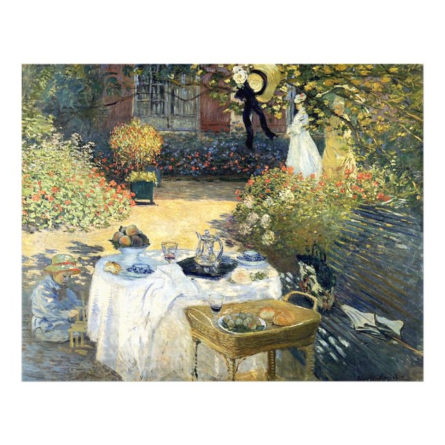 Impression Photo Le Luncheon Claude Monet (Devant)